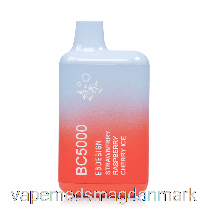 Vape Væske Bc5000 Engangs Jordbær Hindbær Kirsebær Er